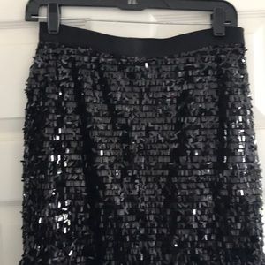 Xs sequin black skirt